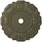Ekena Millwork Angel Ceiling Medallion (Canopies up to 15 3/4"), 32 1/4"OD x 3 5/8"ID x 1 1/8"P, Painted Turtle CM32ANPTF - alternate 1